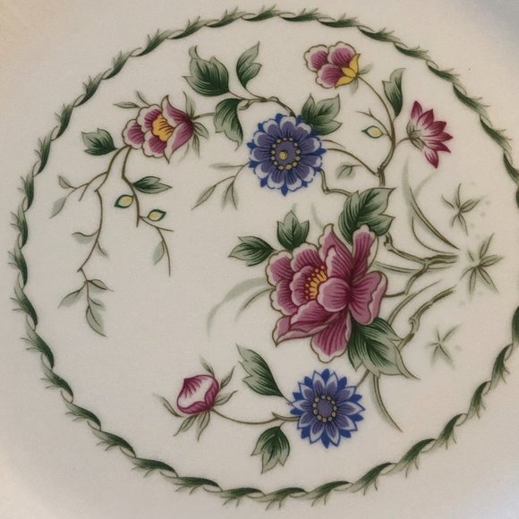 NIB Andrea by Sadek "Spring Night" 10.5" Cake Plate and Server Gold Gilding - Picture 3 of 5